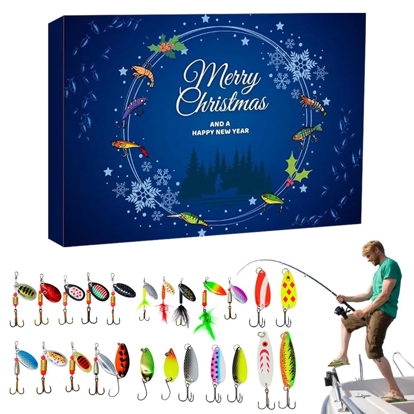 Fishing Christmas Countdown Calendar