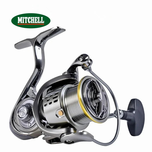 Original MITCHELL All Metal Fishing Reel 20Kg Max Drag Power Spinning Wheel Fishing Coil Shallow Spool Suitable for all waters