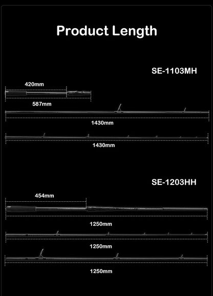 PURELURE SEABED 10FT 3.0m 3.3m 3.6m ML MH Spinning Rod For SeaBass High Carbon Long Throwing Fishing Rod In Plus Spinning Reel