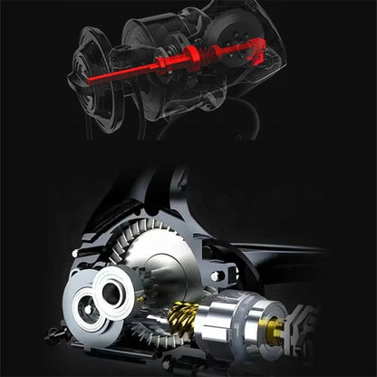 Original MITCHELL All Metal Fishing Reel 20Kg Max Drag Power Spinning Wheel Fishing Coil Shallow Spool Suitable for all waters
